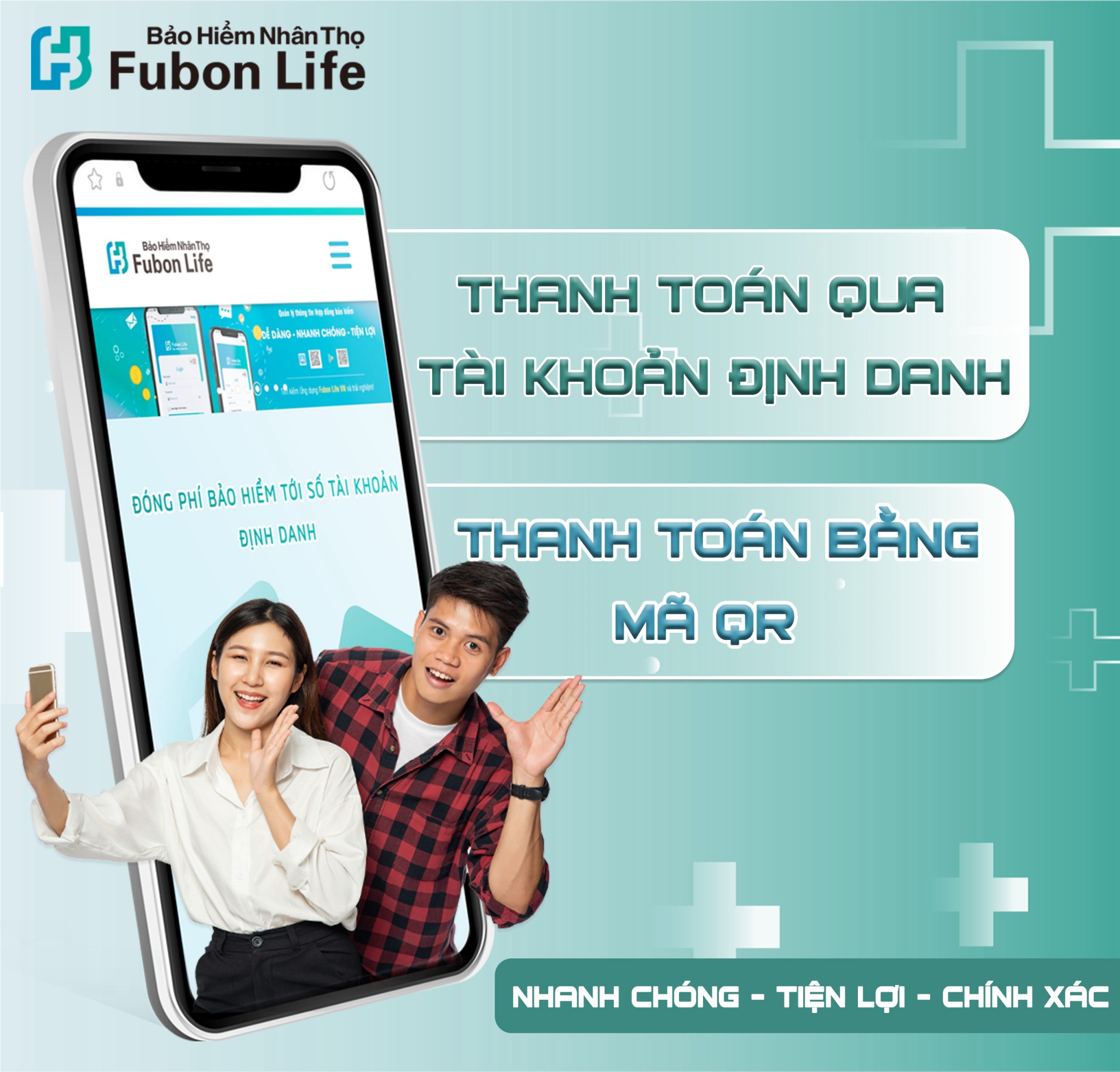 Fubon Life Việt Nam ra mắt kênh đóng phí bảo hiểm tái tục mới: Đóng phí bảo hiểm tới số tài khoản định danh