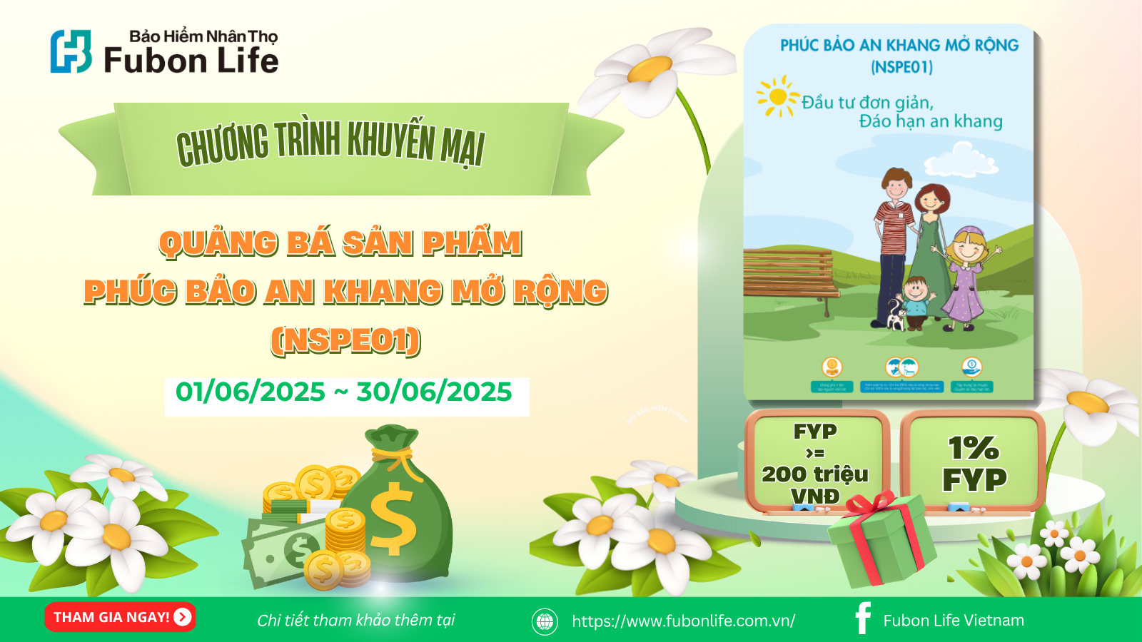 Chương Trình Khuyến Mại QUẢNG BÁ SẢN PHẨM PHÚC BẢO AN KHANG MỞ RỘNG (NSPE01)