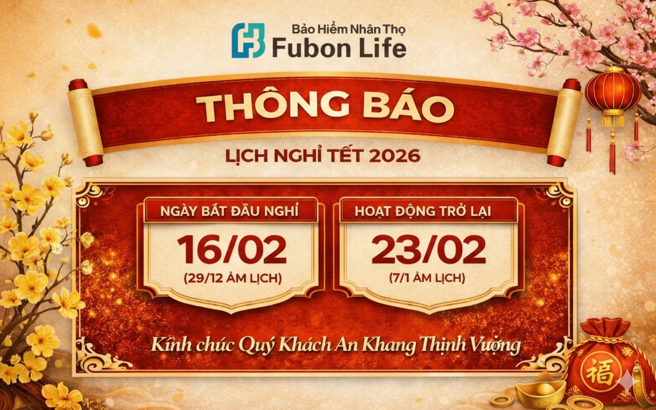 Thông báo lịch nghỉ Tết nguyên đán 2026